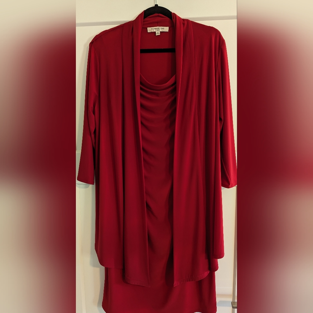 Evan Picone Red Dress